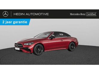 mercedes cle cabriolet 200 amg line | distronic | memory zetels | windschut | stoelventilatie | 360° parkeerpakket | burmester | nightpack | rijassistensiepakke