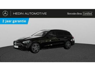 mercedes classe c 300 e break amg line | panoramisch dak | head-up display | 360° parkeerpakket | verwarmde zetels | smartphone integratie | widescreen |