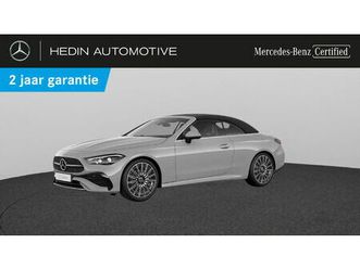 mercedes cle cabriolet 200 amg line | distronic | memory zetels | windschut | stoelventilatie | 360° parkeerpakket | burmester | rijassistentiepakket | smartpho