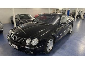 2002 mercedes cl class noir automatique, 5 vitesses condu...