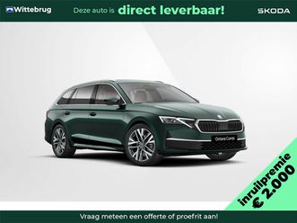 škoda octavia combi 1.5 tsi mhev business edition plus / 18 lichtmetalen velgen / panoramadak / suite interieur design selectie cognac / trekhaak uitklapbaar /