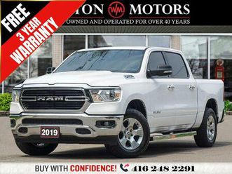 used 2019 ram 1500 big horn*crew cab*4x4*pull out tray*rev-cam