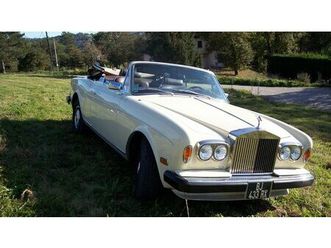 1981 rolls royce corniche cabriolet a vendre