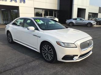 used 2018 lincoln continental select
