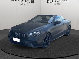 mercedes-benz classe e cabrio 53 4matic+ eq-boost cabrio amg del 2021 usata a pescara