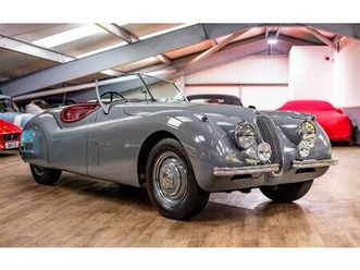jaguar xk 120 xk120 ots - rhd original birch grey perfect on top & underneath