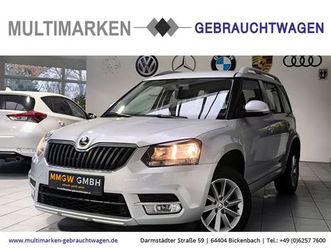 skoda yeti ambition 4x4 2.0 tdi ahk/klimaaut/shz/temp/