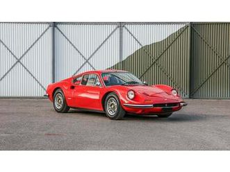 1971 ferrari dino 246 rouge manuel, 5 vitesses conduite à...