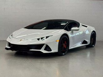 used 2020 lamborghini huracan evo evo spyder convertible 2d