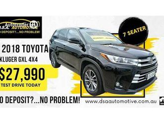 2017 toyota kluger gxl (4x4) for sale $27,990