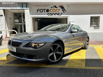 bmw serie 6 cabriolet (e64) 650ci 367ch luxe