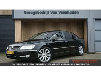 volkswagen phaeton - 6.0 w12 450pk long individual schuif/kanteldak luchtvering leder stoelverwarming/koeling/m