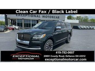 used 2022 lincoln navigator black label