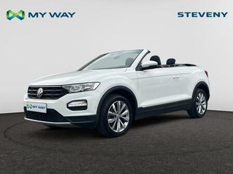 volkswagen t-roc cabriolet style 1.5tsi 150ch bte6 gps*parevent*sièg chauf*clim