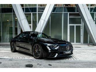 mercedes - benz sl 63 amg - 2023 - black lift burmester - origine france - malus payé