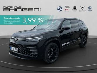 volkswagen tayron black r-line tdi 4motion dsg leder+led+pa