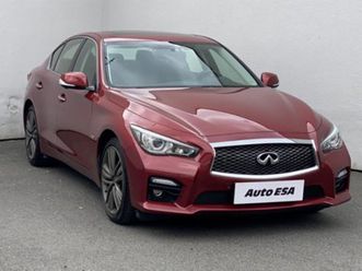 infiniti q50, 2.0 t, čr, at, kůže, navi, sedan,