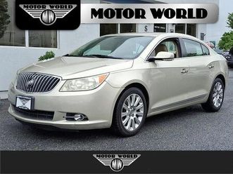 used 2013 buick lacrosse leather