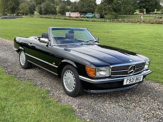 mercedes-300sl-r107-rare-gloss-black-price-reduced