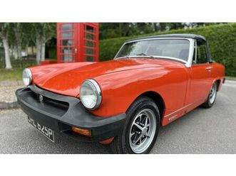 1975 mg midget rouge manuel, 4 vitesses conduite à droite...