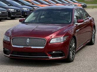 used 2017 lincoln continental reserve