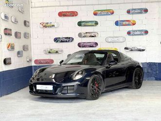 porsche 991 targa 4 gts midnight blue carbone, porsche exclusive, roue directrice