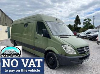 MERCEDES SPRINTER 311 2008-mercedes-benz-sprinter-311-cdi-lwb-off-grid-camper-raptor-camo-green-no-vat-to-pay-sp