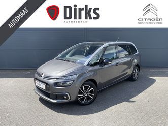 citroën c4 grand spacetourer 130pk shine (camera - keyless entry - parkeersensoren v+a - dodehoek detectie - automatisch parkeren - navigatie - apple carplay)