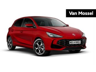 mg mg3 1.5 hybrid+ luxury | navi | led koplampen | stoel + stuurverwarming | carplay | 360 camera | adaptive cruise control |