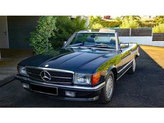 1990 mercedes sl class gris automatique, 4 vitesses condu...