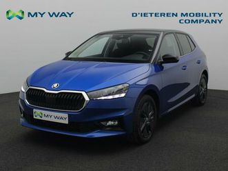 SKODA FABIA skoda-fabia-selection-1-0-tsi-95-pk-5v-pdc-cruise-control-apple-carplay