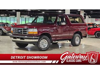 1996 ford bronco xlt for sale