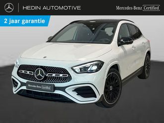 mercedes gla 180 amg line | panoramisch dak | head-up display | burmester | nightpack | 360° parkeerpakket | smartphone integratie | verwarmde zetels | widescre
