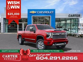 new 2025 chevrolet silverado 3500hd high country 4wd | wish & win - save up to $25,000