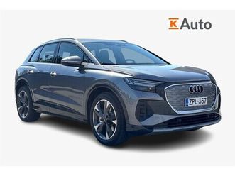 audi q4 e-tron suv 45 e-tron land of quattro plus | korko 1.99%+kulut | kahdet renkaat | matrix-led | vetokoukku |