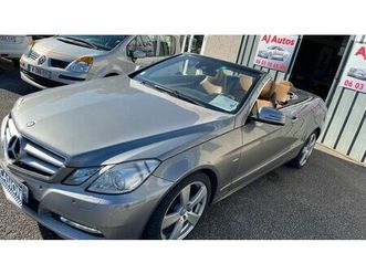 classe e 220 cdi cabriolet bva