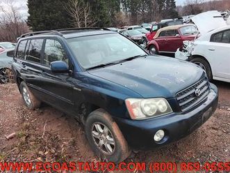 used 2002 toyota highlander limited