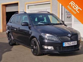 2013 skoda fabia 1.6 monte carlo tech tdi cr 5d 105 bhp estate diesel manual