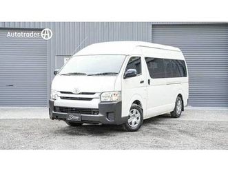 2018 toyota hiace kdh223r commuter bus high roof super lwb 10st 4dr auto 4sp 3 for sale $39,990