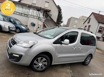 peugeot partner tepee allure 1,6 blue hdi 120ch - v.neuf 22.050e - gtie 12+ - satisfait/remboursée pendant 15j - attache remorque - toit panoramique - boite 6 v