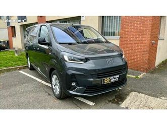 28 990 ht / fiat scudo fourgon xl 2.0 bluehdi 180 cv eat-8 boite automatique pack premium connect gris titane neuf / tva recuperable
