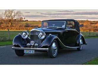 1937 derby bentley 4.25 litre park ward drop head coupe. a vendre