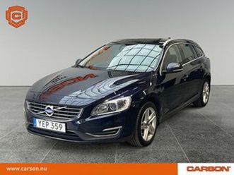 volvo v60 d5 plug-in hybrid awd summum polestar läder drag