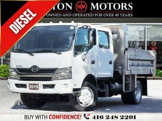 used 2019 hino 195 dump truck*crew cab