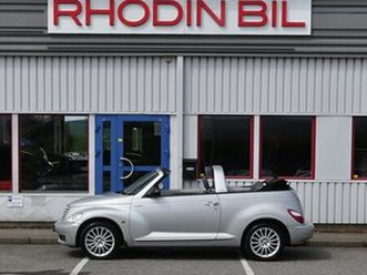 chrysler pt cruiser gt cab 2.4t 223hk skinn lågt miltal