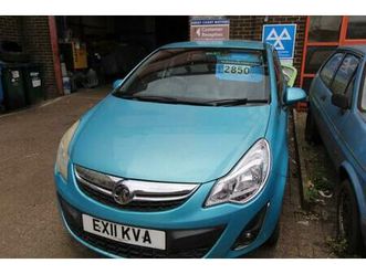 2011 vauxhall corsa 1.2 excite 5dr [ac] hatchback petrol manual