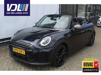 mini cooper mini cabrio 1.5 rockingham gt editionsidewalk edition head-up display l lendesteun verstelbaar l premium pakket l stoelverwarming l keyless entry vd