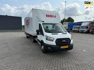 ford transit - 470 l2h1 chassis trend 170 pk rwd be-trekker met oplegger fabrieksgarantie tot 04-06-2026