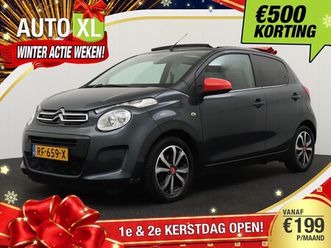 citroën c1 - 1.0 e-vti airscape shine cabrio camera stoelverw. navi 0.5k