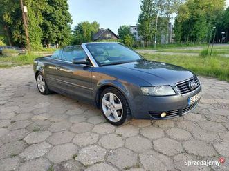 audi a4 cabrio 1.8 turbo benzyna + gaz stan bardzo dobry końskie - sprzedajemy.pl
